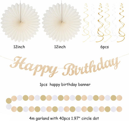2026 Blue Class-Congratulations Prom Graduation Party-Decorations - 22pcs High School College Grad Supplies Decor,Royal Navy White Silver Tissue Pom Poms Streamers, Paper Flowers Lanterns Hugmoon