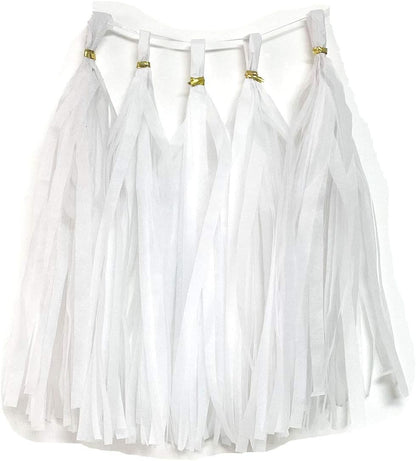 Tissue Paper Tassels Paper Tassel Garland Banner Table Decor Party Tassels Banner Wedding Birthday Baby Shower Nursey Party Decorations Supplies (20, Rose Gold+Pink+Rose Red+Lt-Pink)