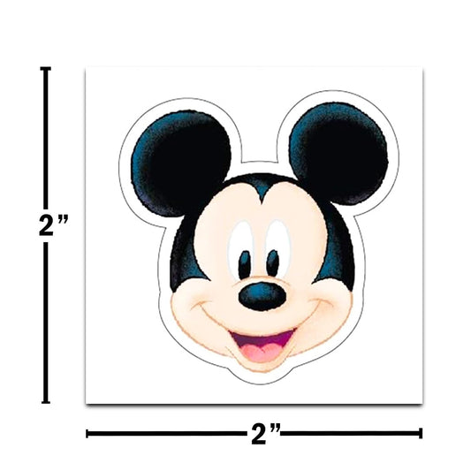 Disney Mickey Mouse Tattoos Party Favors Bundle ~ 72 Perforated Individual 2" x 2" Mickey Mouse Temporary Tattoos for Kids Boys Girls (Mickey Mouse Party Supplies)