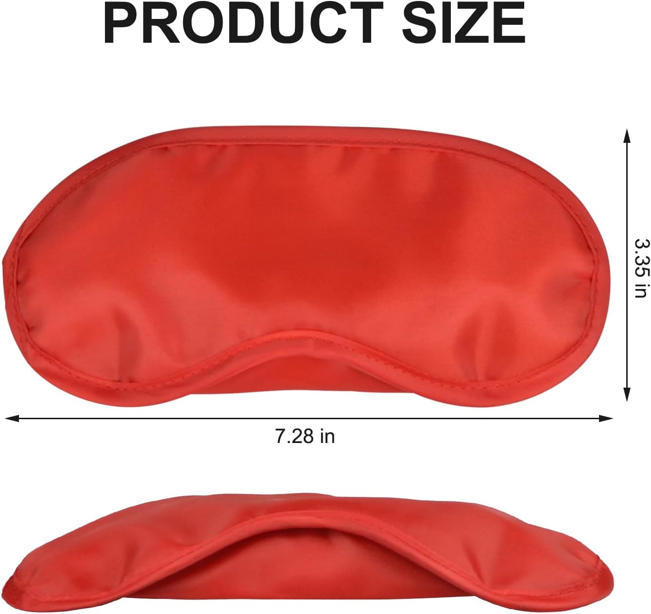 5 Pcs Sleep Mask, Eye Masks for Sleep, with Nose Pad and Elastic Strap for Blind Folds, for Adult Play, Travel Eye Mask, Sleeping, Team Building (Colorful, Medium(3.35x 7.28inch))