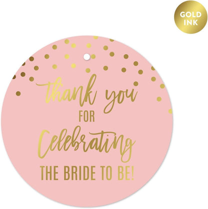 Andaz Press Blush Pink and Metallic Gold Confetti Polka Dots Bachelorette Party Bridal Shower Collection, Scavenger Hunt Game Cards, 20-Pack