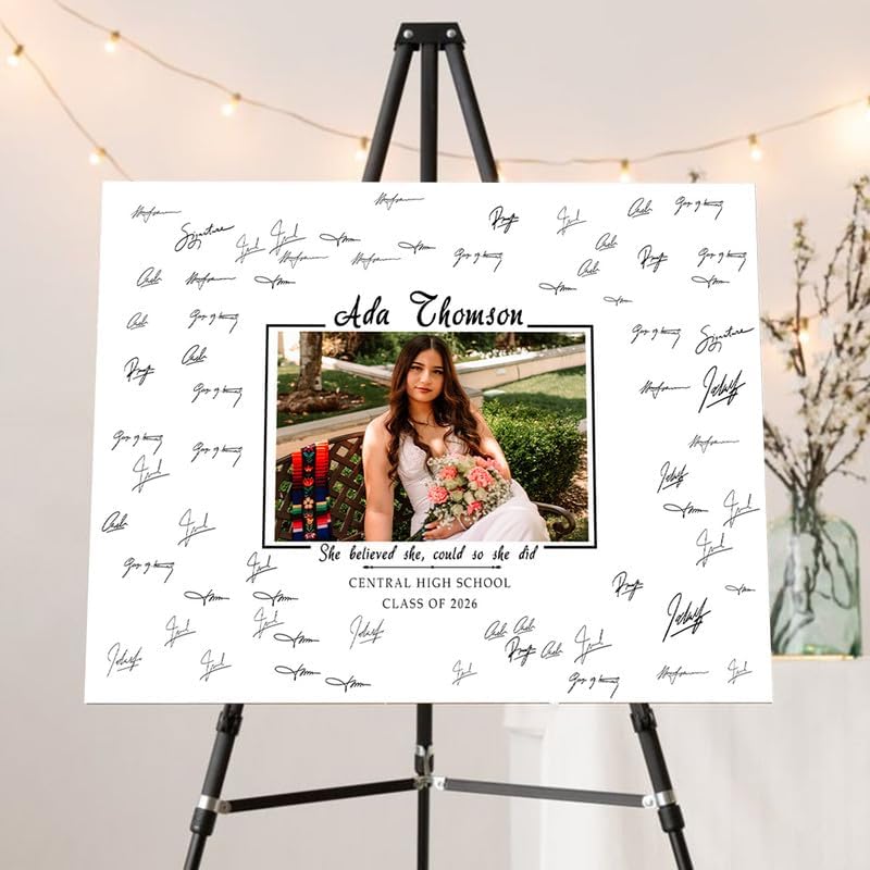 Personalized 2026 Graduation Party Welcome Sign, Minimalist Grads Decor, Class of 2026 Graduation Party Poster, Custom Graduation Party Sign, Congrats Grad Decorations Design 2