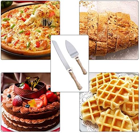 MR MRS Wedding Cake Knife and Server Set Pizza Pie Cake Knife Cutter Serveing