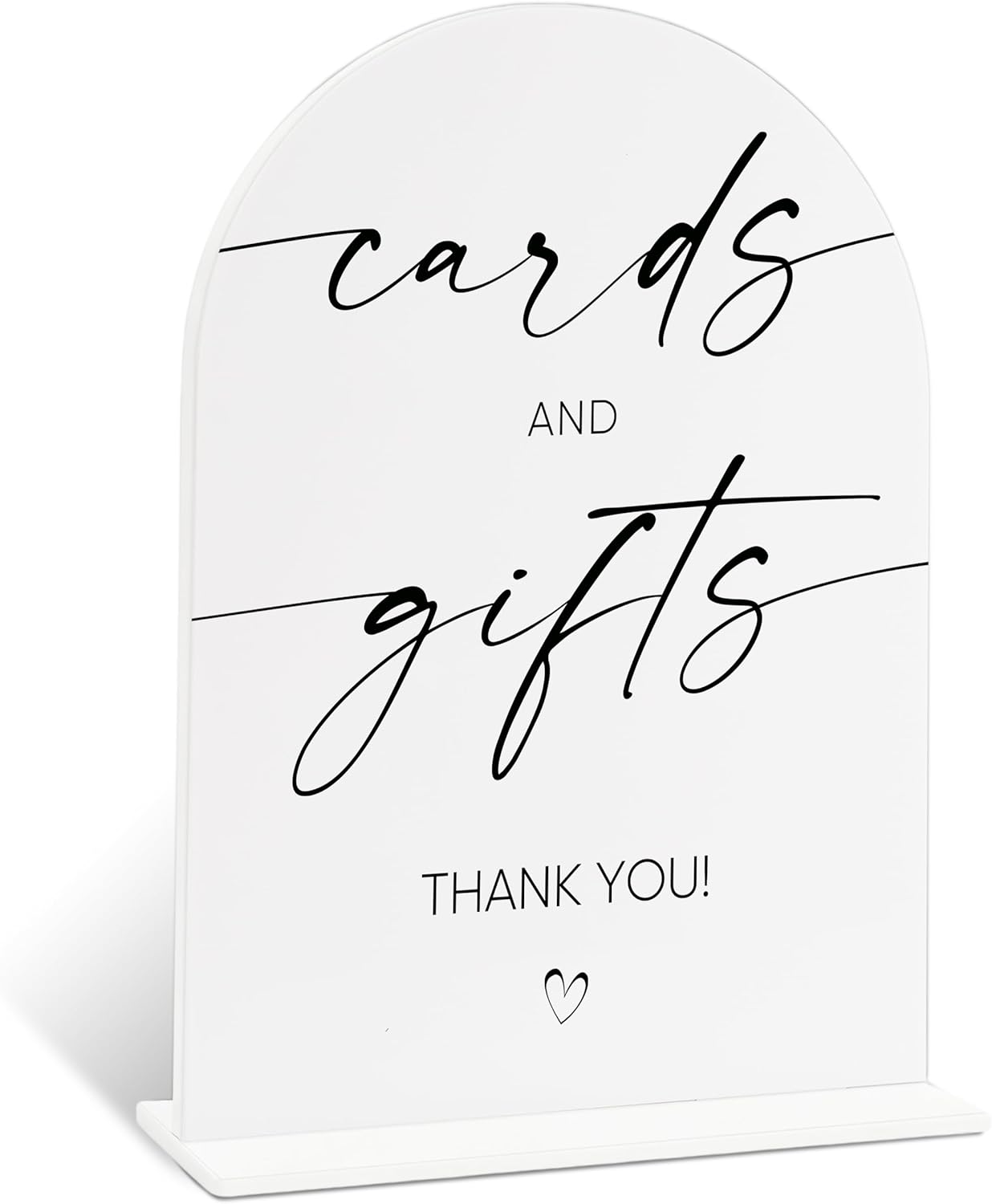 Sign Our Bible Wedding Sign, White Acrylic Wedding Guest Book Sign, Bridal Shower Decor, Elegant Arch Acrylic Table Top Signs for Reception Marriage Engagement Party Decorations