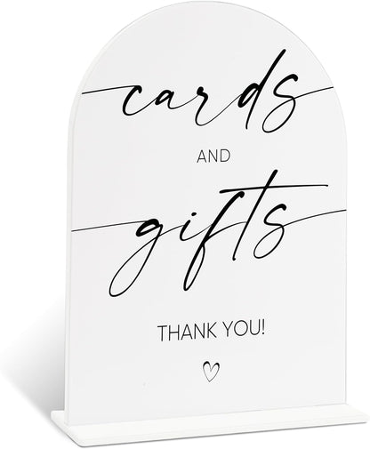 Sign Our Bible Wedding Sign, White Acrylic Wedding Guest Book Sign, Bridal Shower Decor, Elegant Arch Acrylic Table Top Signs for Reception Marriage Engagement Party Decorations