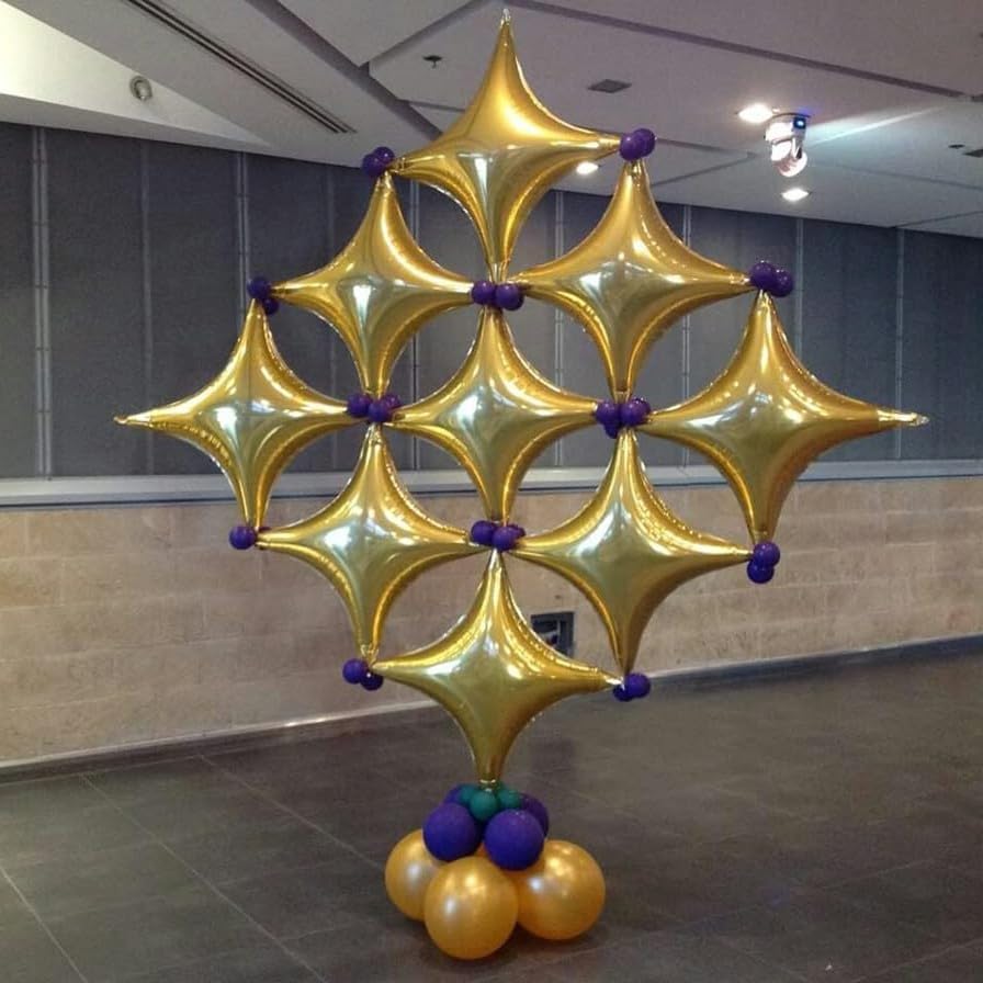 HILAVO Crown Balloons, Large Gold Foil Crown Balloons Gold Crowns Decoration for King and Queen Party Royalty Birthday Wedding Party Baby Shower Decorations Supplies
