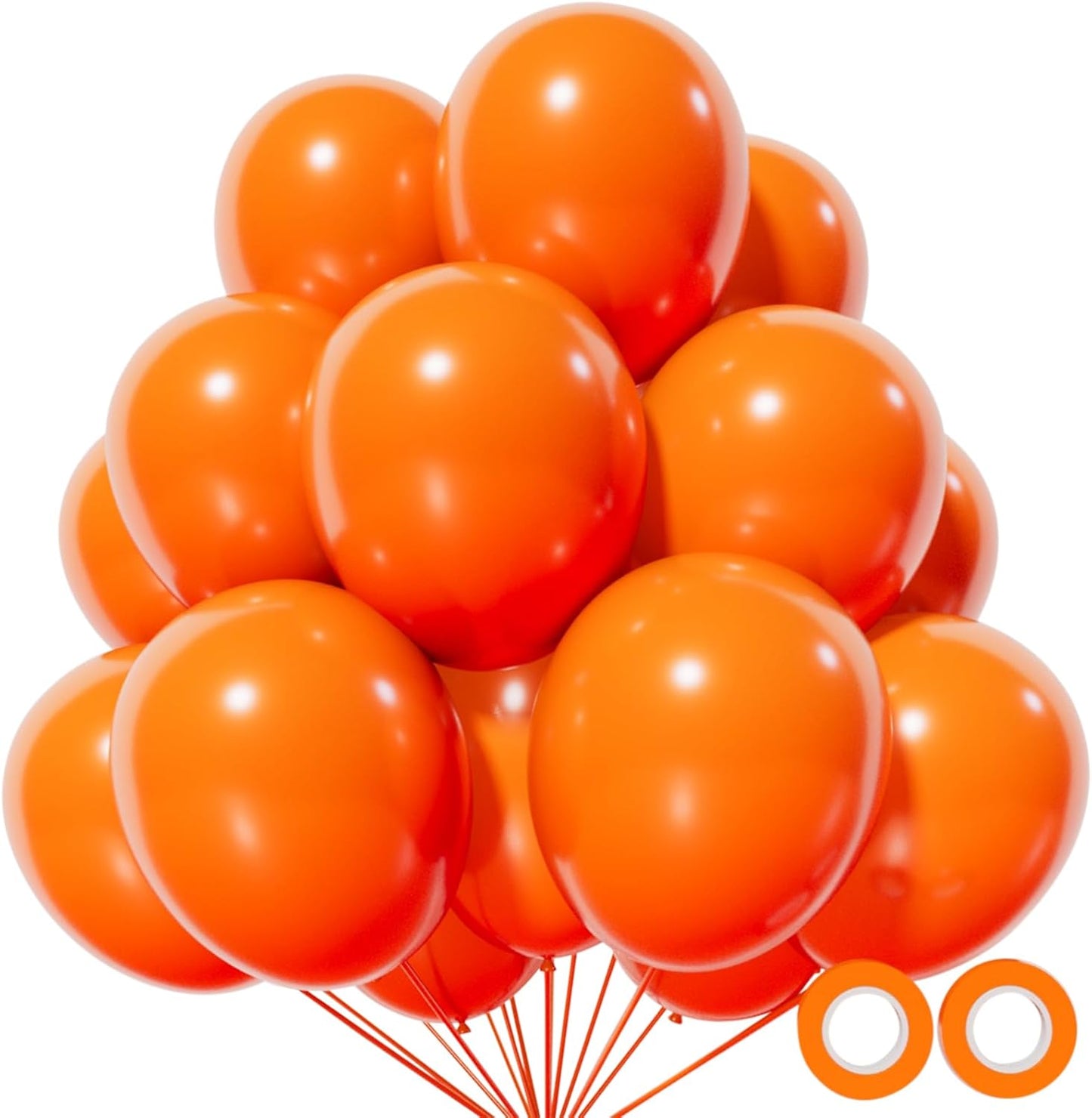 110pcs Black Balloon 12 inch, Black Latex Balloons for Birthday Party Baby Shower Wedding(with 2 Ribbons). - Colors B