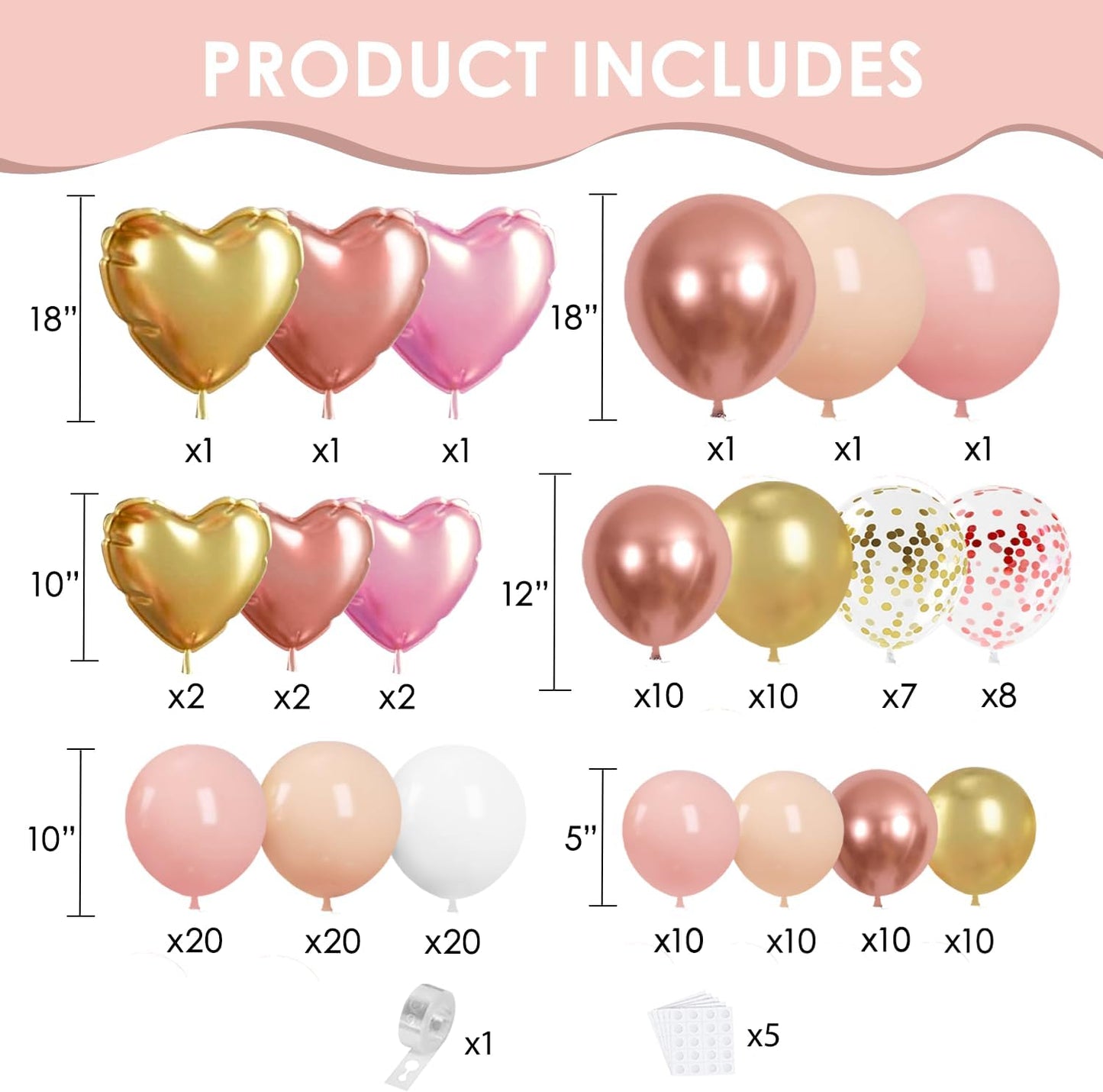Sage Green Pink Balloons Garland Kit,133pcs Olive Green Blush Pink Sand White Metallic Gold Balloons for Bridal Shower Wedding Birthday Jungle Safari Woodland Party Decorations…