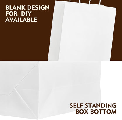 YEEHAW 24 Pack Small Gift Bags 5.8"×3.2"×8.25" Kraft Paper Bags with Handles, Party Favor Bags Bulk for Kids Birthday, Baby Shower, Crafts, Wedding, Party (6 Colors)
