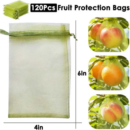 100pcs Organza Bags for Small Gift 4x6 Inch, Premium Mesh Bags Drawstring Candy Jewelry Packaging Sachet Bags, Easter Day Wedding Party Favors Small Gift Bag Durable & Scent-Free for Small Business