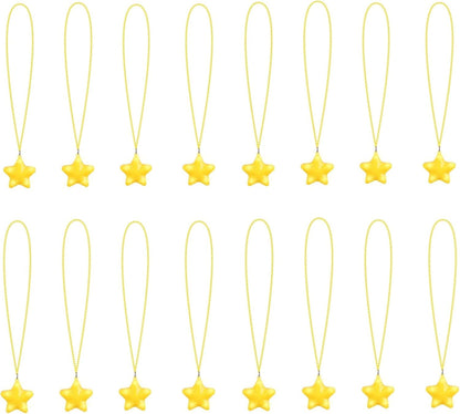 16 Pack Light Up Necklaces Flashing Star Bead Necklaces Glow In The Dark Party Supplies for Weddings Birthday Valentines Mardi Gras July 4th Halloween Christmas