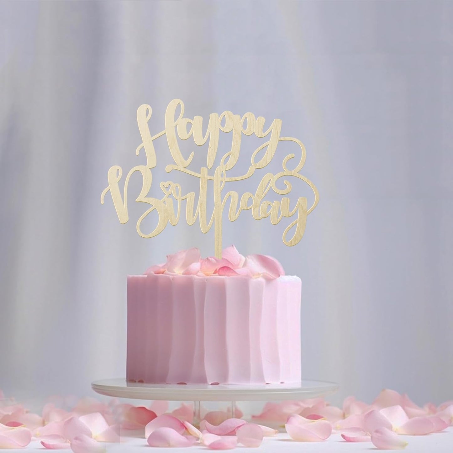 Handmade Glitter Happy Birthday Cake Topper,Birthday Party Cake Decorations, Anniversary/Birthday Party Decoration Supplies (Rainbow)