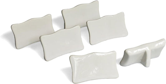 Classic Porcelain Place Cards - Set of 6