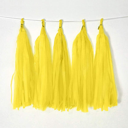 9.8in Blue Tissue Paper Tassel DIY Hanging paper decorations Party Garland Decor for Party Decorations Wedding,Festival,Baby Shower Decoration 20PCS25cm
