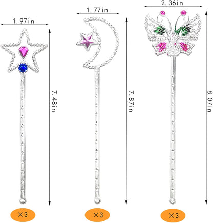 Fairy Magic Dress-Up Wand Set Princess Wand Girl Dress-Up Game Costume Cosplay