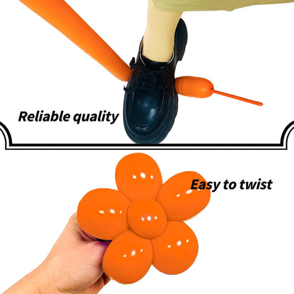 260 Balloons Clear, Thickening Long Balloons for Tying Arch, Twisting Latex Animals Magic Modeling Skinny Birthday Balloon for Kid‘s Party Wedding Decoartion Supply 100pcs