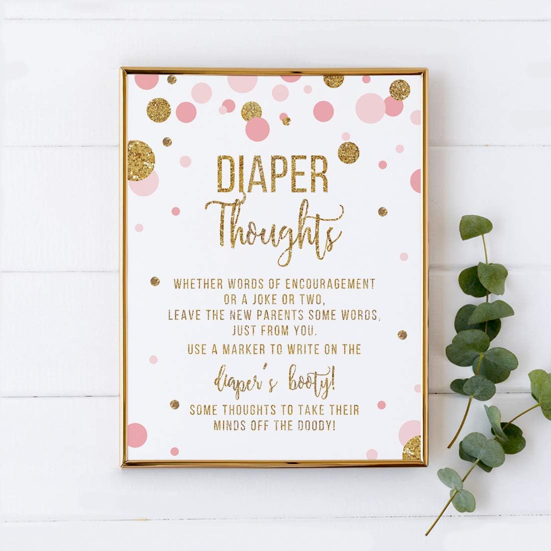 Andaz Press Blush Pink Gold Glitter Girl Baby Shower, Printable Table Tent Place Cards, 20-Pack, Seat Placement Cards Blank Place Cards For Table Settings Name Cards for Wedding, Graduation Food Cards - Colors B