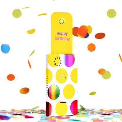 Confetti Popper Birthday Card Pop Up Surprise Greeting Cards Funny Congratulations Gift Idea for Party