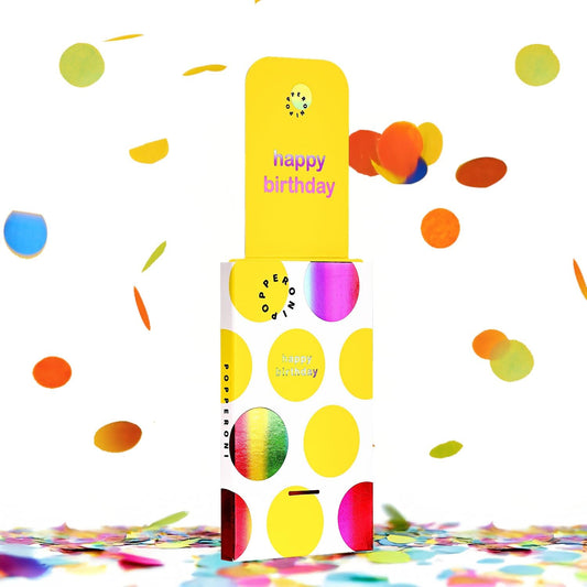 Confetti Popper Birthday Card Pop Up Surprise Greeting Cards Funny Congratulations Gift Idea for Party