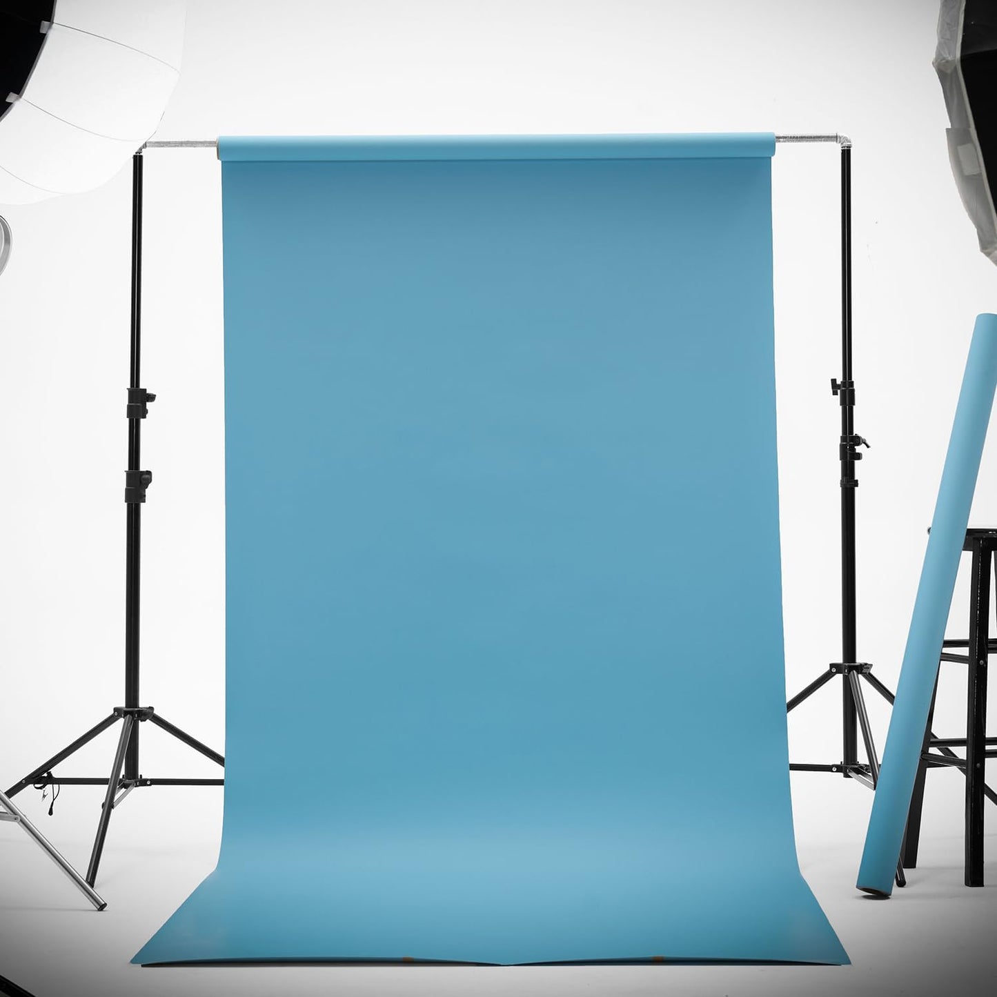 Kate Seamless Paper Backdrop for Photography Photo Backdrop Paper (53''x16.4' Arctic White)