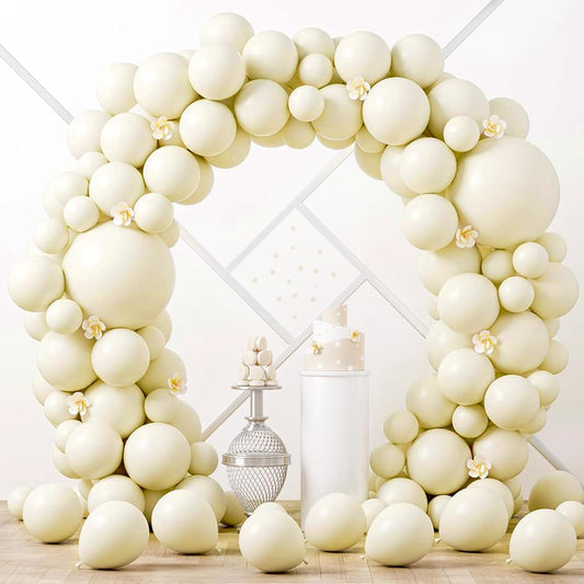 Voircoloria 130pcs Pastel Balloons Different Sizes 18" 12" 10" 5" Macaron Latex Balloon Garland Arch Kit for Birthday Easter Baby Shower Graduation Wedding Gender Reveal Anniversary Party Decorations - Colors B