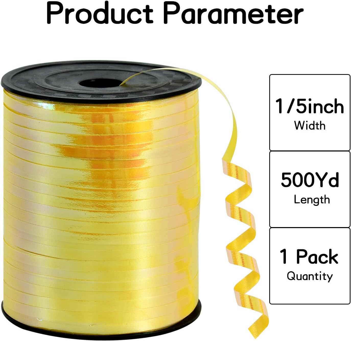 BEISHIDA 500 Yards Red Ribbon Crimped Curling, Balloon String Shiny Metallic Roll for Gift Wrapping Ribbon for Birthday Valentines Day Wedding Mother's Day Party Decorations