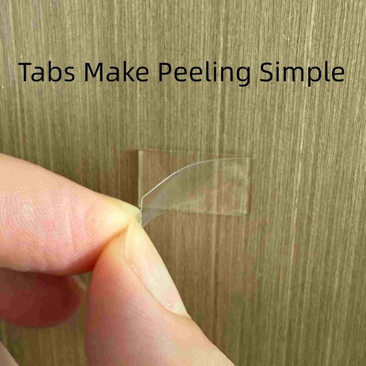 Clear Glue Dots Removable Sticky Tack, Waterproof Poster Putty Double Sided Dots for Party Decoration Picture (100, 0.39'' * 0.79'' Rectangle)