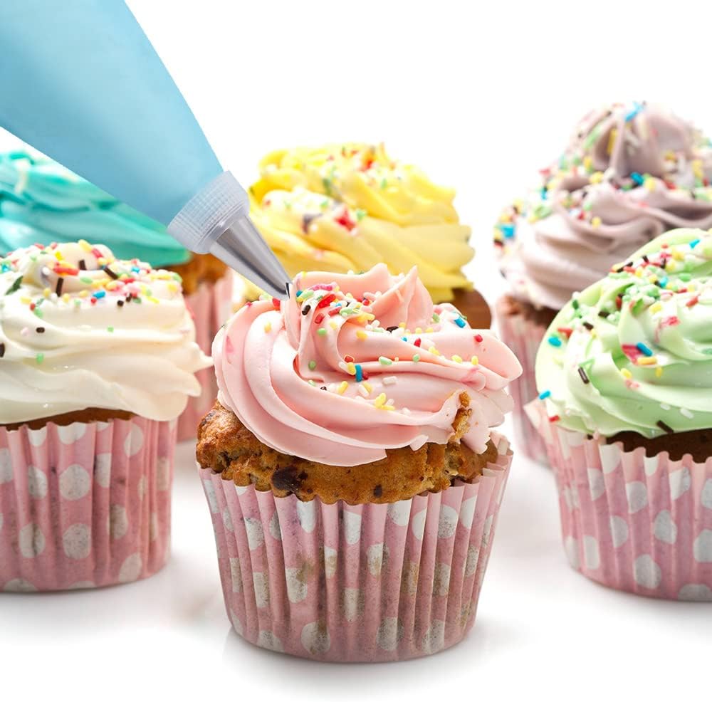 16 Inch Piping Bags Disposable, 100Pcs Large Pastry Bags, Frosting Bags, Cake Decorating Bags, Decorating Bags Large Piping Bags, Decorating Bags