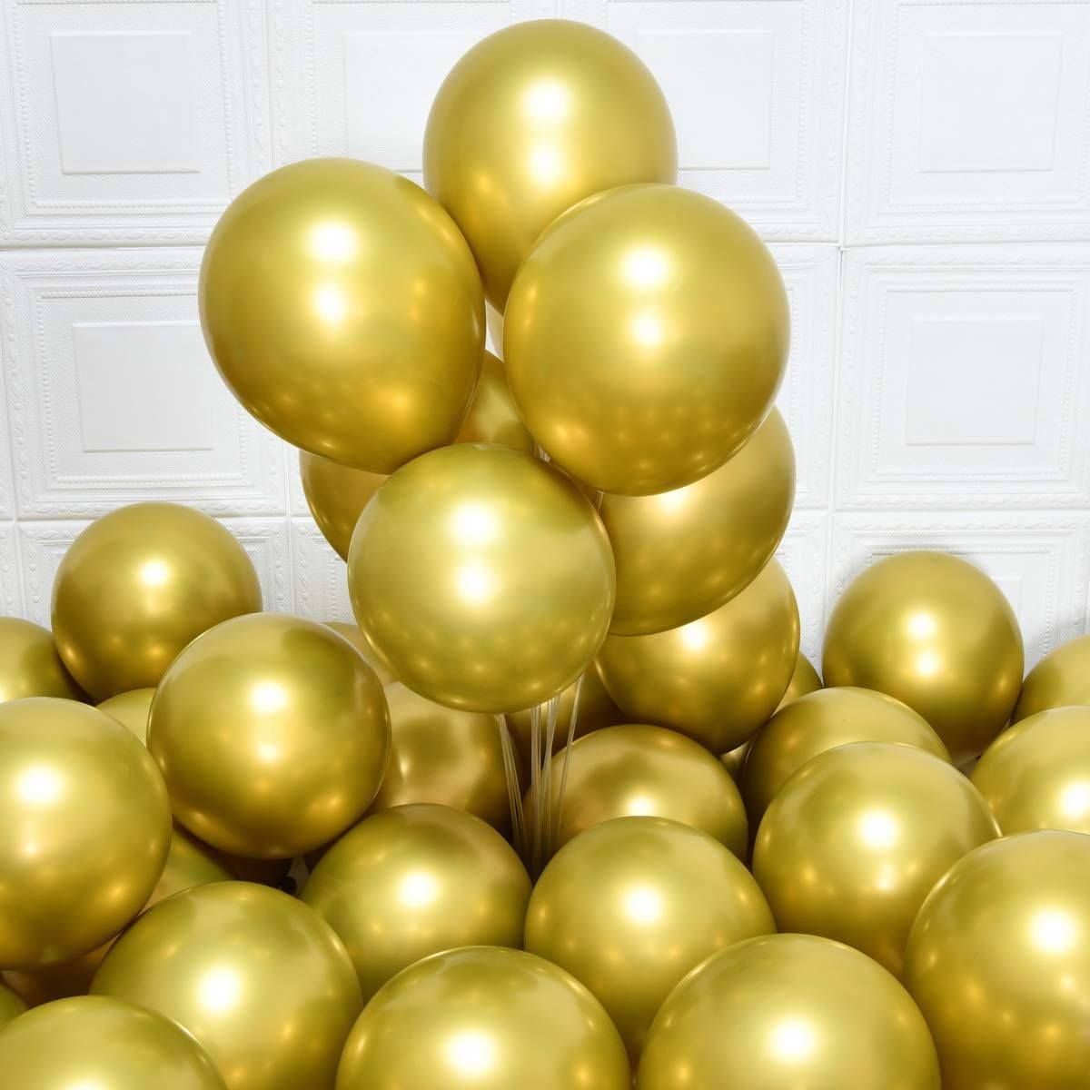 Party Balloons 12inch 50 Pcs Latex Confetti Balloons Birthday Balloons Party Decoration Wedding Baby Shower Christmas Party-Confetti Silver