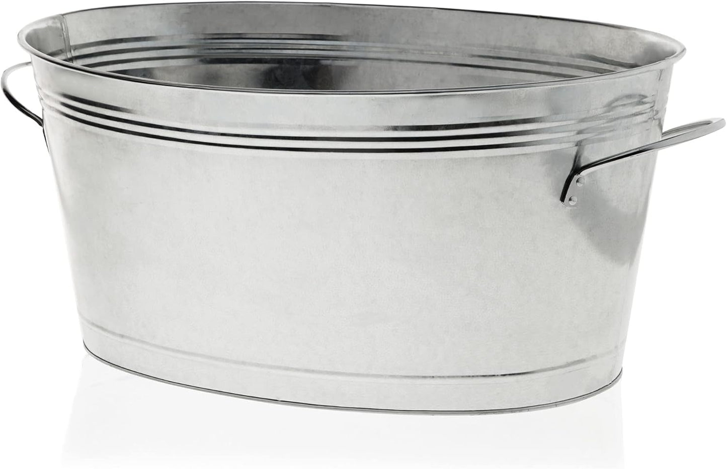 True Clear Acrylic Ice Bucket with Handles, 3-Liter Capacity, Durable Wine and Champagne Bucket, Perfect Ice Buckets for Parties, BBQs, Weddings, Picnics, Holidays, Outdoors, 8.75" x 8.25", Set of 1