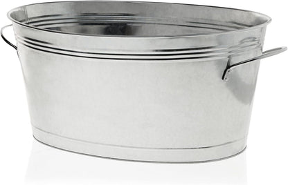 True Clear Acrylic Ice Bucket with Handles, 3-Liter Capacity, Durable Wine and Champagne Bucket, Perfect Ice Buckets for Parties, BBQs, Weddings, Picnics, Holidays, Outdoors, 8.75" x 8.25", Set of 1