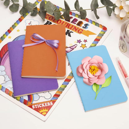 Lzerking Small Notebooks Bulk 3.5 x 5.5 Inches 36 Pack Mini Pocket Journal Notepads-Purple Cover for Kids, 30 Sheets/60 Pages, Available as Party Favors or Holiday Gifts
