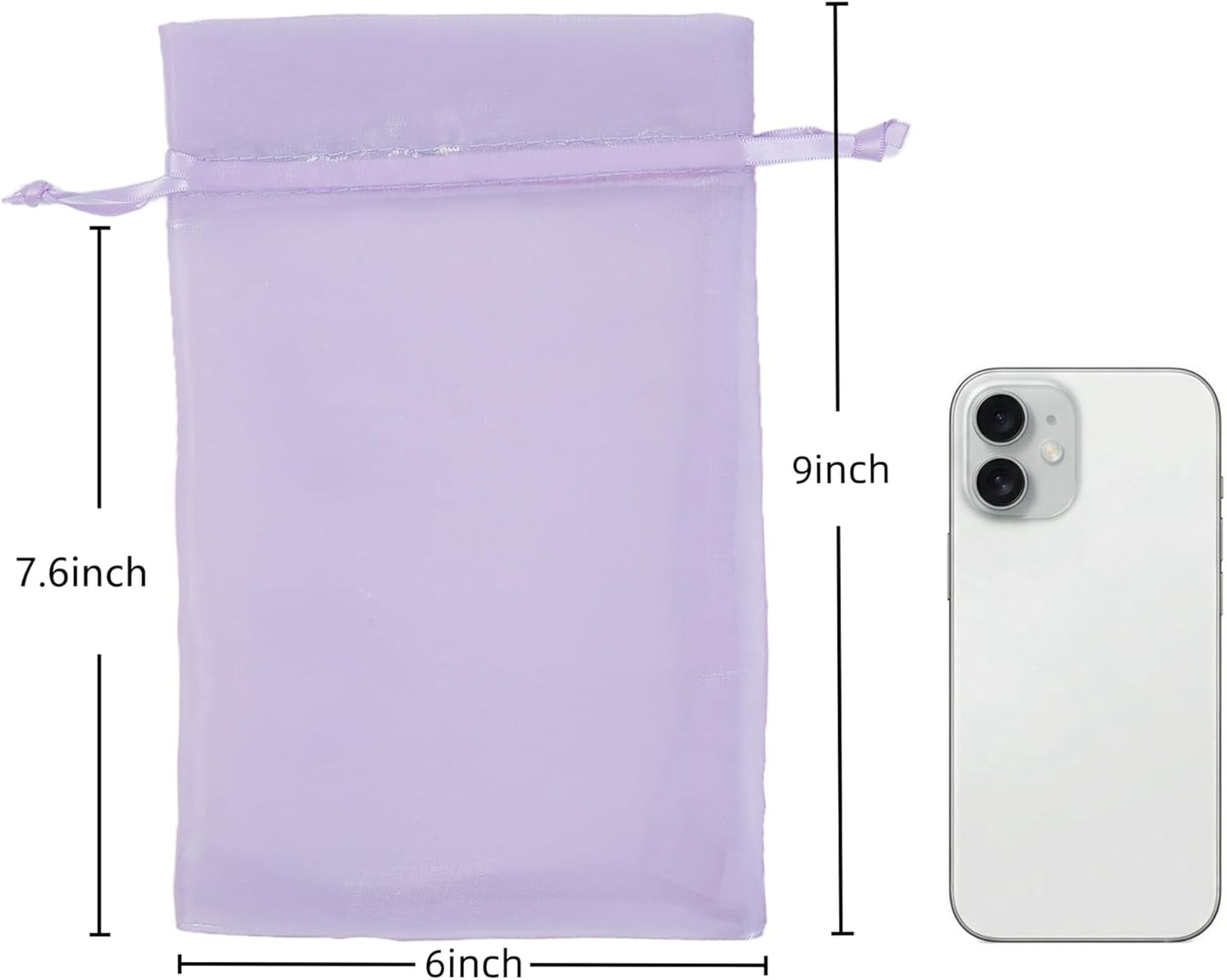 QIANF 20 Pcs Peacock Blue Small Organza Bags 3X4 inch for Wedding Favors with Drawstring, Mini Mesh Gift Bags Jewelry Pouch for Candy Bridal Shower Party Favor Baby Shower Christmas