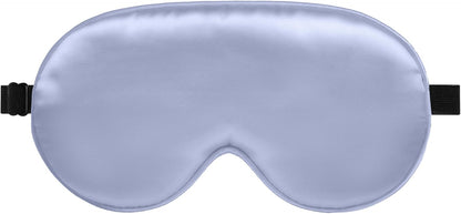 Silk Eye Mask with Adjustable Strap, Satin Blackout Sleeping Mask for Men&Women, Comfortable Blindfold Eyeshade for Night Sleep(Blue)
