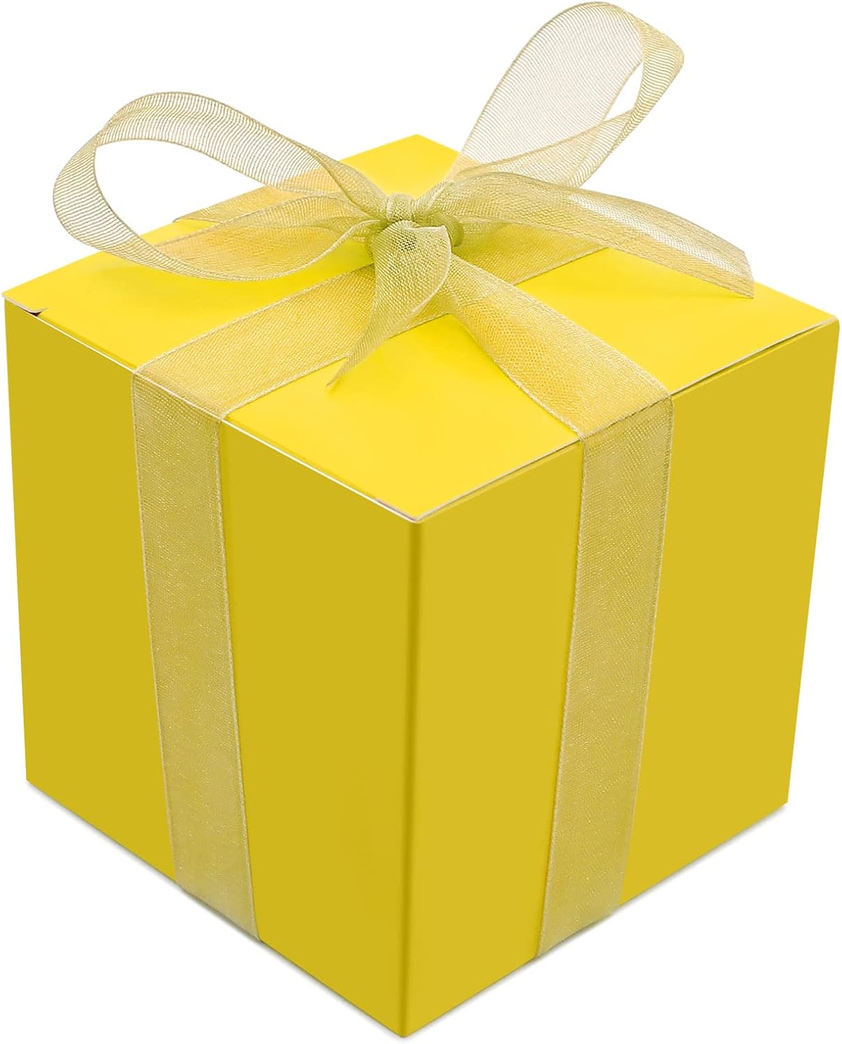 Oletx 24 Pcs Colorful Paper Gift Boxes, Small Candy Boxes Bulk, 3x3x3 inch Gift Box with Lids, Goodie Treat Boxes for Party Favors, Birthday Gifts, Wedding Gifts