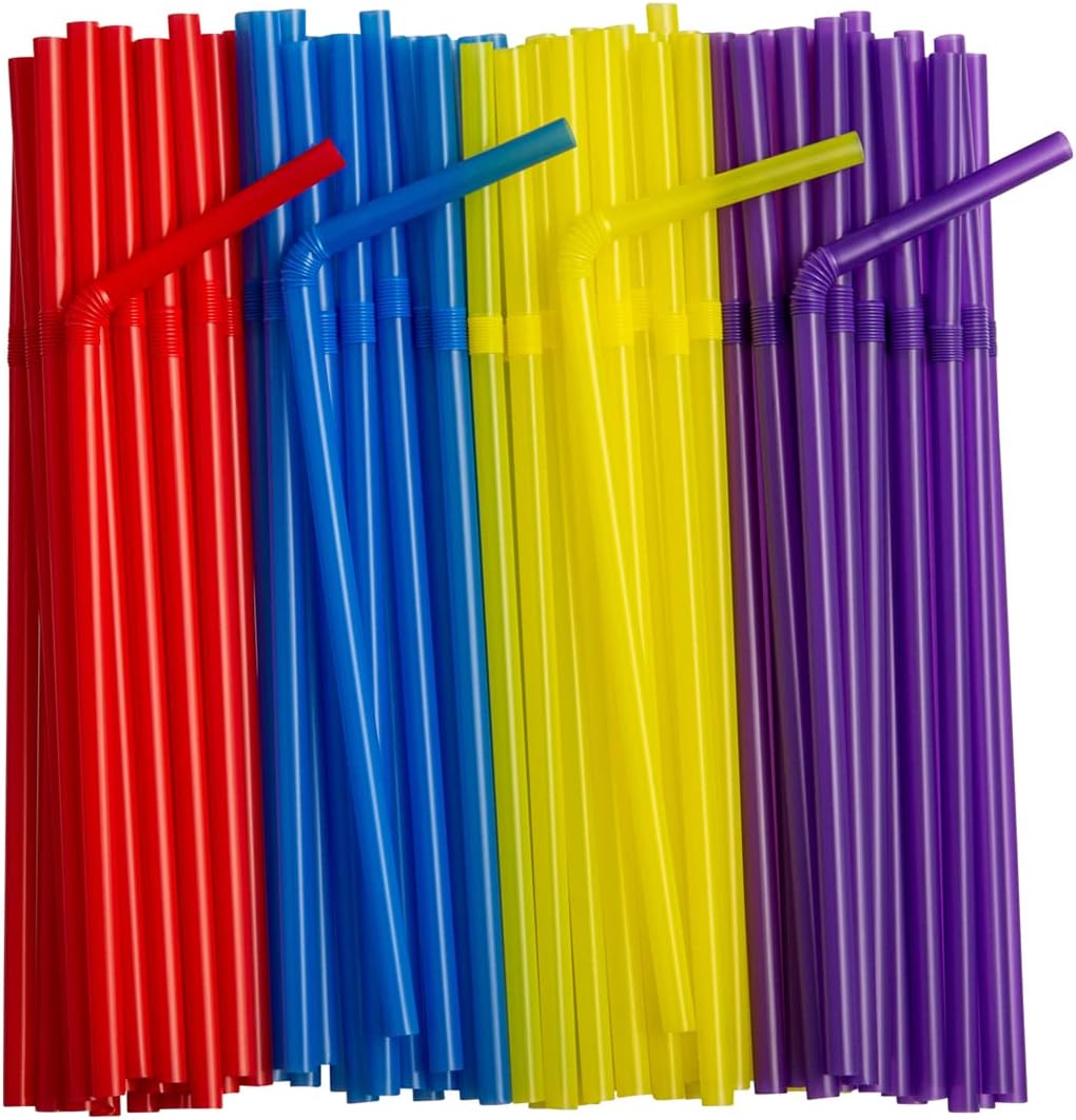 Comfy Package [1000 Count] 5 Inch Coffee & Cocktail Stirrers/Straws Disposable Plastic Sip Stir Swizzle Sticks - Black