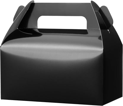 UnicoPak 30 Pack Party Favor Boxes Treat Boxes, White Gable Gift Boxes for Party Favors Goodies Cookies Treats Candies Meals Lunch, 6.5x3.5x3.5 Inches