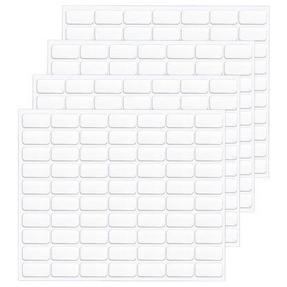 JANYUN 140 Pieces Adhesive Dots,Removable Round Putty Clear Tack No Trace Small Tape Stickers for Wall Hanging Festival Poster Office Party Decoration Picture Crafts