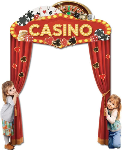 WADORN Airplane Shaped Photo Prop Selfie Frame Party Banner, 6.7x2.9 Ft Large Aircraft Themed Photo Backdrop Plane Themed Background Banner Hanging Supplies for Aviation Airplane Party Supplies