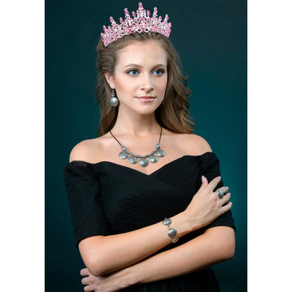 VELSCRUN Purple Crystal Birthday Tiara Crowns for Women Girls It's My Birthday Sash Queen Girls Princess Crown with Combs Happy Birth Party Decorations Mom Sisters Birth Gift Hair Accessories