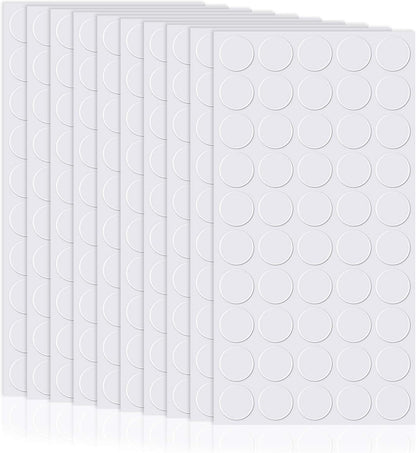 Zonon 1000 Pcs Double Sided Adhesive Dots Clear Glue Point Tape Stickers Balloon Glue Round Mini No Traces Adhesive Sticker Dot Sticker for Classroom Decor Craft DIY Office (0.24 Inch/ 6 mm)