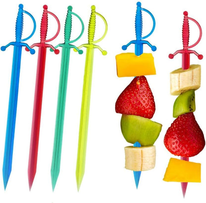 1000 Pcs Cocktail Picks Prism 7.62cm (3") - Sleek, Stylish Garnish for Cocktails, Perfect Plastic Toothpicks for Appetizers & Drinks, Versatile Fancy Skewers Food Pick for Charcuterie Parties