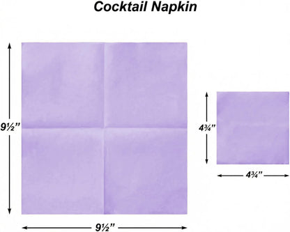 AH AMERICAN HOMESTEAD Cocktail Napkins-Disposable Beverage/Bar Napkins-White Linen-Like Square Napkins-Eco-Friendly & Compostable-Everyday Use, Party or Wedding 4.75inch x 4.75inch (100 Count, White)