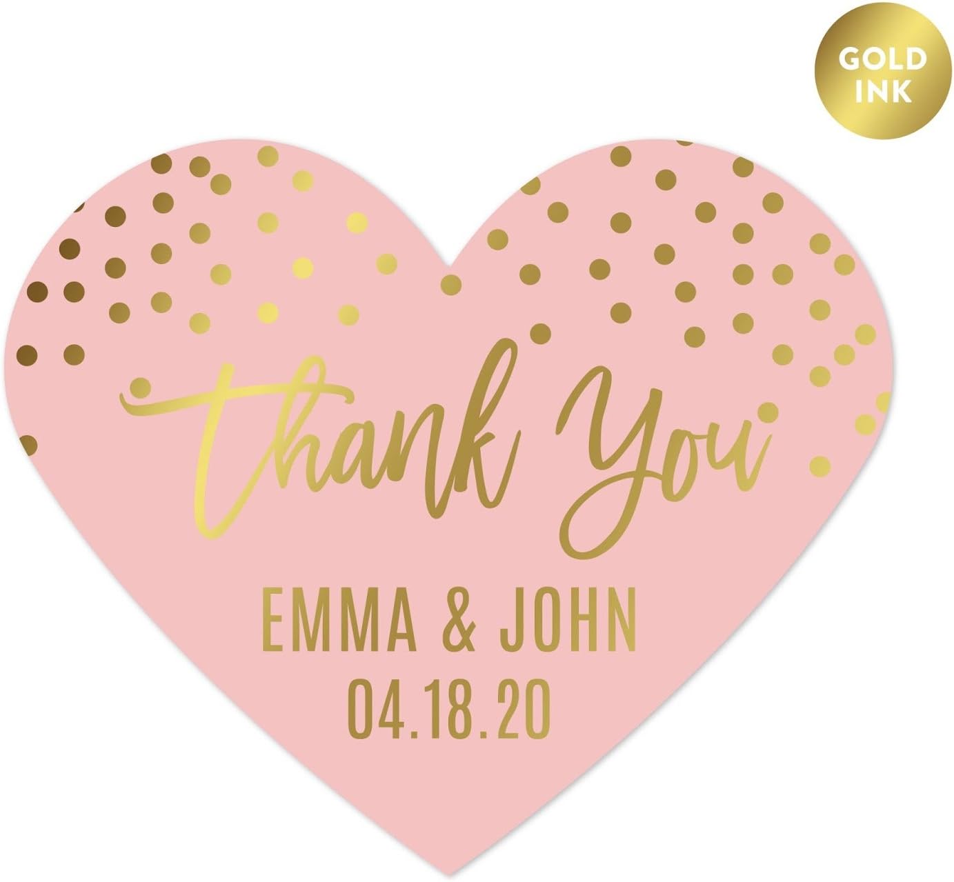 Andaz Press Blush Pink and Metallic Gold Confetti Polka Dots Bachelorette Party Bridal Shower Collection, Scavenger Hunt Game Cards, 20-Pack