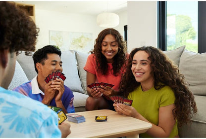 Mattel Games UNO Show ‘em No Mercy Card Game for Kids, Adults & Family Parties & Travel with Extra Cards, Special Rules & Tougher Penalties
