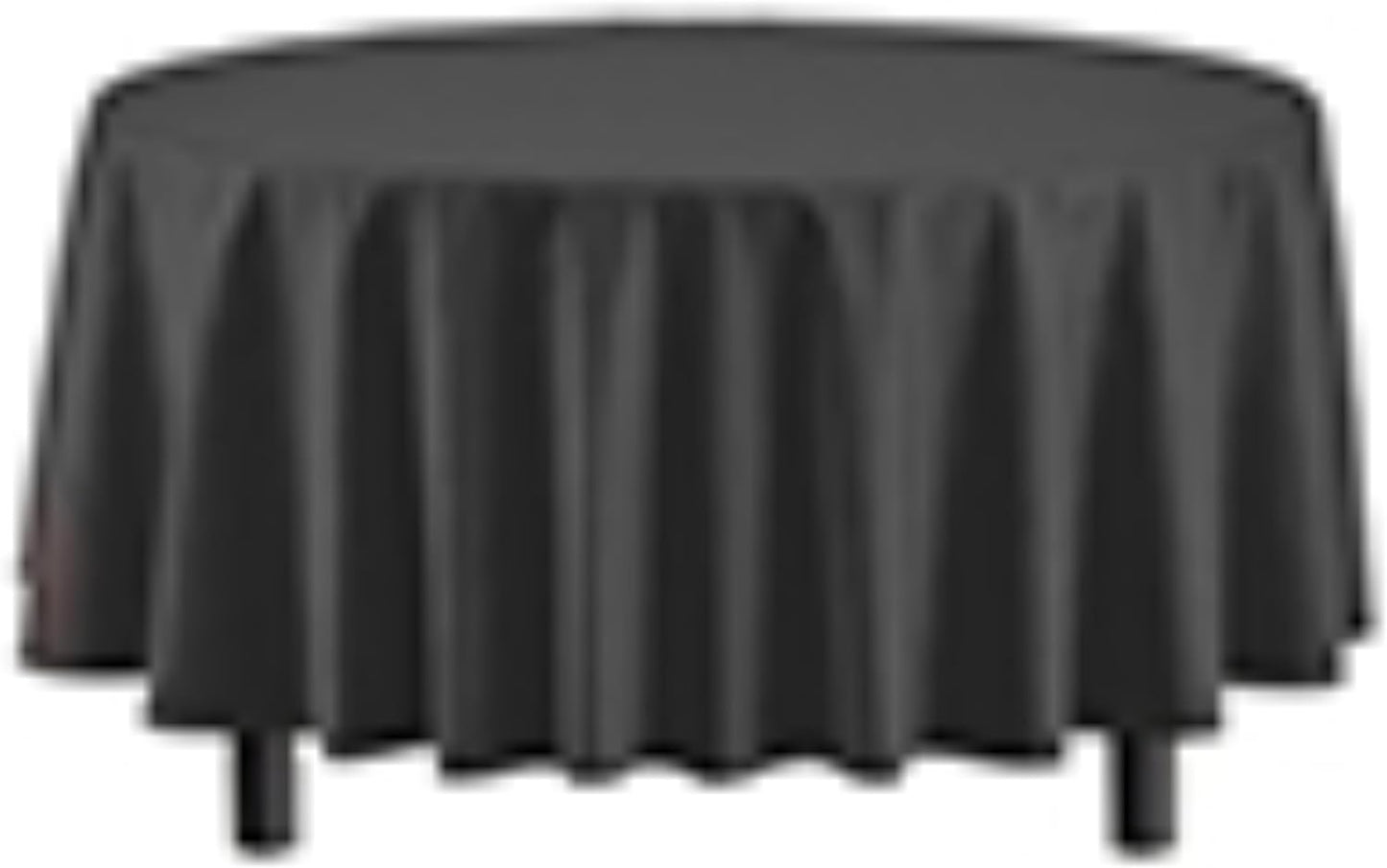 Exquisite Party Solids 6-Pack Premium Plastic Tablecloth 54in. x 108in. Rectangle Plastic Table Cover - Navy