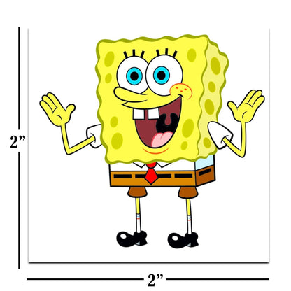 Spongebob Squarepants Tattoos Party Favors Bundle ~ 70+ Perforated Individual 2" x 2" Spongebob Temporary Tattoos for Kids Boys Girls (Spongebob Party Supplies MADE IN USA)