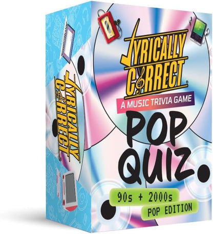 Lyrically Correct '90s & 2000s Music Trivia Card Game - Hip Hop and R&B Edition - Finish the Lyrics Challenge, Fun for Adults, Party or Family Night