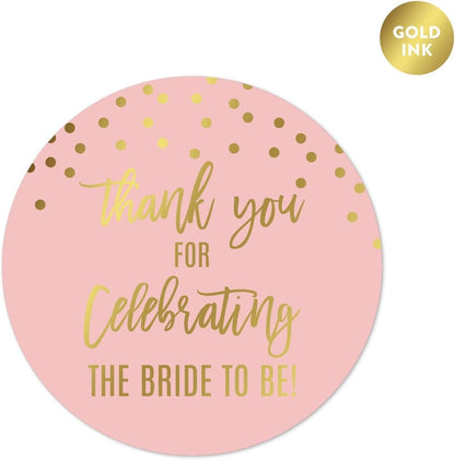 Andaz Press Blush Pink and Metallic Gold Confetti Polka Dots Bachelorette Party Bridal Shower Collection, Scavenger Hunt Game Cards, 20-Pack