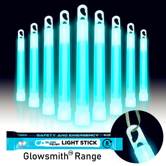 Glow Fever Emergency Safety Military Grade Glow Sticks, 30pcs 6'' Lightsticks, Light Up Ultra Bright with 12 Hours Duration. for Hiking Party Camping Blackouts Hurricane Shelter Survival Kit (Yellow)